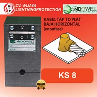 Moulding Indowell KS8 Kabel Tap To Plat Baja Horizontal (On Surface) - INDOWELL EXOTHERMIC WELDING Grounding KIT