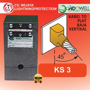 Moulding Indowell KS3 Kabel To Plat Baja Vertikal - INDOWELL EXOTHERMIC WELDING Grounding KIT