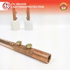 Air Terminal Splitzen Full Copper Diameter 1/2&quot Panjang 600 mm Splitsen 1/2&quot Tombak Penangkal Petir 1/2&quot Penangkal Petir Konvensional 1/2&quot Full Copper 2