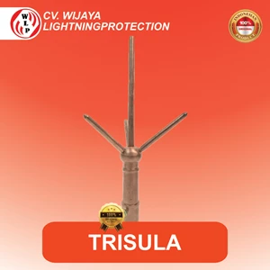 Air Terminal TRISULA bahan Kuningan Diameter 3/4