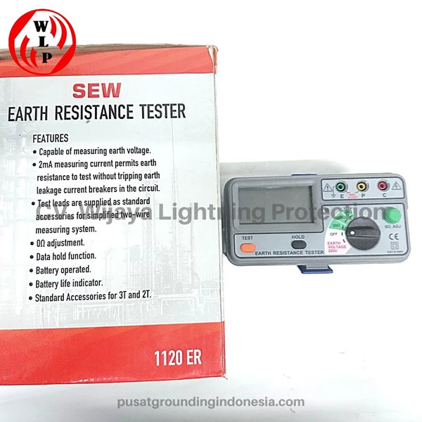 Earth Resistance Tester merk SEW 1120 ER
