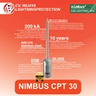 Penangkal Petir Nimbus CPT 30 Radius 70 Meter Air Terminal ESE Made In spanyol 1