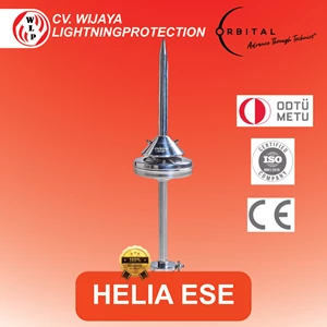 Penangkal Petir Orbital HELIA ESE 120 Meter Air Terminal HELIA ESE LIGHTNING TERMINAL - Made In Turkey