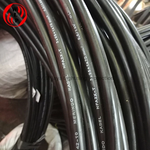 Kabel Twisted PLN Ukuran 95mm2 Netral 70mm2
