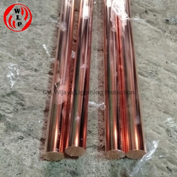 Full Copper Ground Rod Size 25 mm x 4 m - 1 Inch