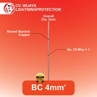 Kabel Bare Coppper (BC) Kabel Tembaga Tanpa Kulit Untuk Grounding System Ukuran 4mm
