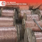 Kabel BC 185mm Full Size Diameter Bare Coppper Kabel Grounding Copper Conductor Solid Copper Wire Kabel non jaket kabel tanpa kulit kabel pembumian Kabel grounding kabel listrik 2
