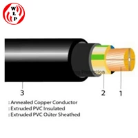 NYY Copper Core Cable Size 3 x 10 mm2