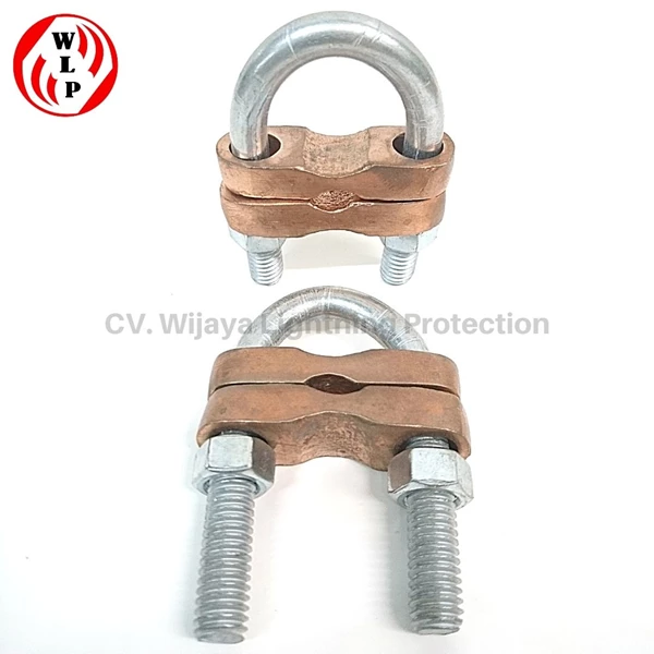 Clamp U Bolt 1 Line Grounding to Copper Cable